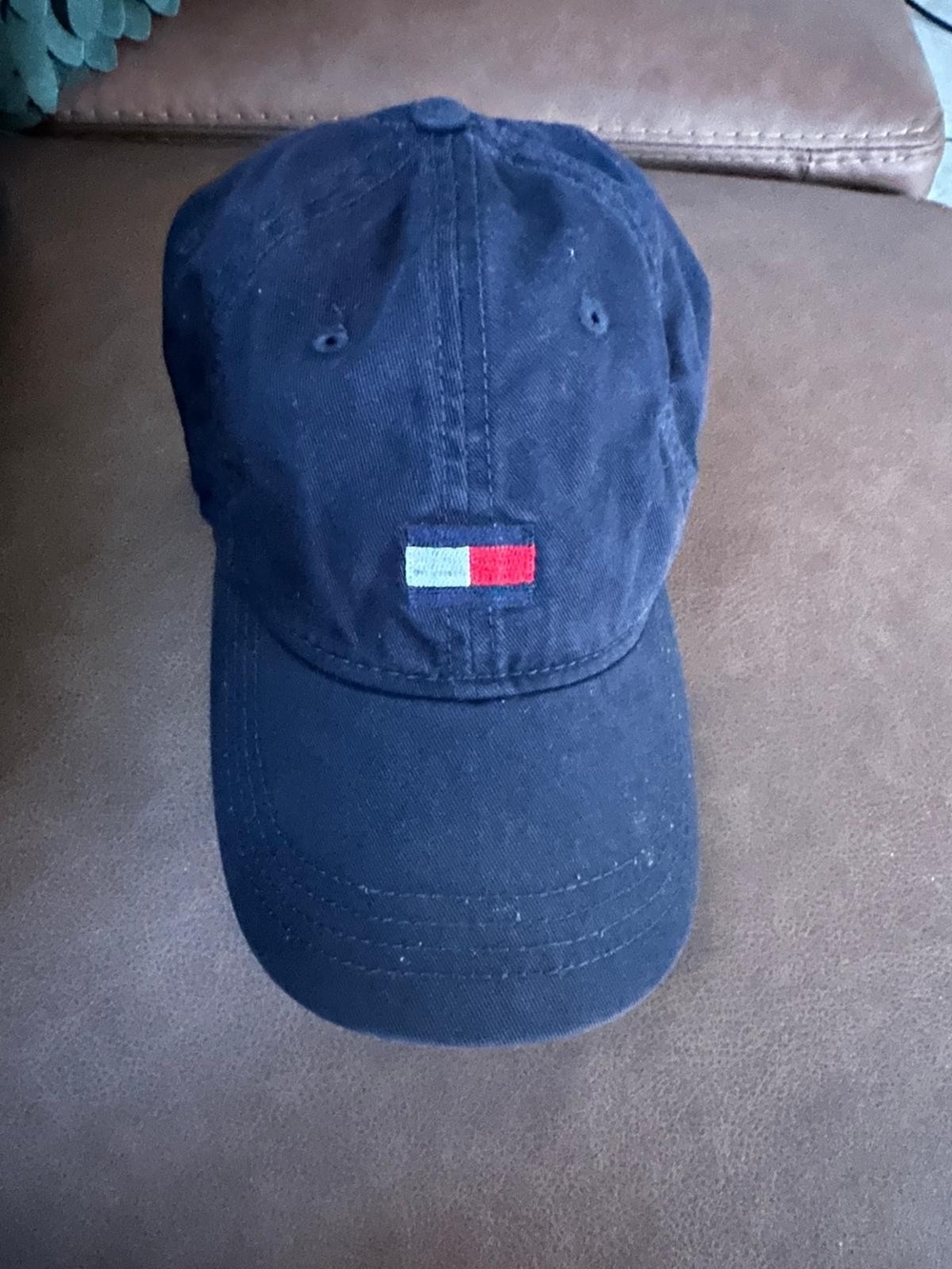 Tommy Hilfiger Navy Cap with Red and White Tricolor Patch